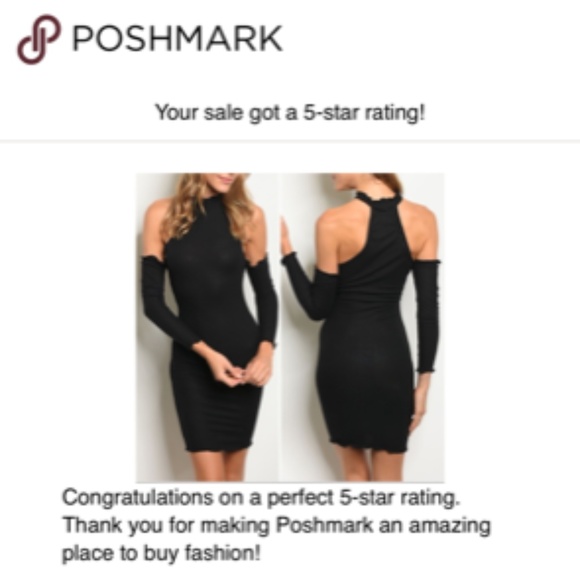 1 LEFT! COLD SHOULDER BLACK RIBBED DRESS! - Picture 2 of 3